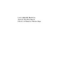 Portada:Las lises de Francia / Antonio Mira de Amescua ; ed. Remedios Morales Raya