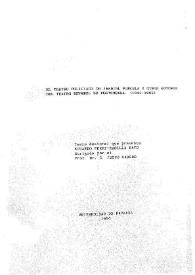 Portada:El teatro policiaco de Jardiel Poncela y otros autores del teatro español de postguerra. (1940-1969) / Eduardo Pérez-Rasilla Bayo