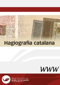 Portada:Hagiografia catalana / directora Marinela García Sempere
