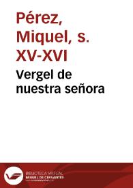 Portada:Vergel de nuestra señora