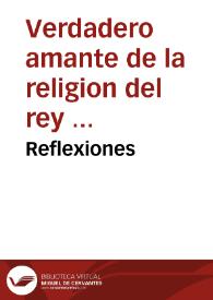 Reflexiones | Biblioteca Virtual Miguel de Cervantes
