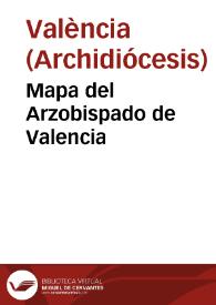 Portada:Mapa del Arzobispado de Valencia