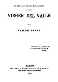 Portada:Virgen del Valle / por Ramón Valle