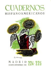 Portada:Cuadernos Hispanoamericanos. Núm. 224-225, agosto-septiembre 1968