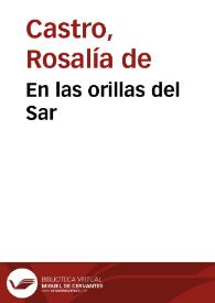 Portada:En las orillas del Sar / Rosalía de Castro