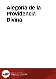Portada:Alegoría de la Providencia Divina