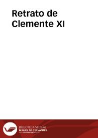Portada:Retrato de Clemente XI