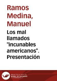 Portada:Centro de Estudios de Historia  de México CARSO. Presentación / Manuel Ramos Medina