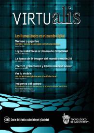 Portada:Virtualis. Año 3, núm. 5, enero-junio 2012