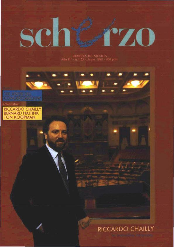 Scherzo. Año III, núm. 25, junio 1988 | Biblioteca Virtual Miguel de Cervantes