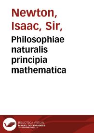 Portada:Philosophiae naturalis principia mathematica / auctore Isaaco Newtono ... ; commentariis illustrata, communi studio PP. Thoma Le Seur & Francisci Jacquier ... ; tomus secundus