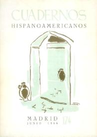 Portada:Cuadernos Hispanoamericanos. Núm. 174, junio 1964