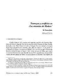 Tramoyas y artificios en "Los encantos de Medea" / María Teresa Julio | Biblioteca Virtual Miguel de Cervantes