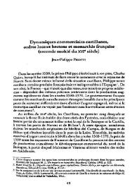 Portada:Dynamiques commerciales castillanes, ordres locaux bretons et monarchie française (seconde moitiè du XVI siècle) / Jean-Philippe Priotti