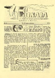 Portada:Sinaia : diario de la primera expedición de republicanos españoles a México. Núm. 3, 28 de mayo de 1939