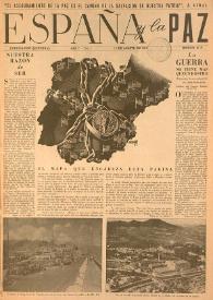 Portada:España y la paz. Año I, núm. 1, 15 de agosto de 1951
