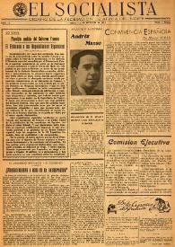 Portada:El Socialista (Argel). Núm. 10, 2 de diciembre de 1944