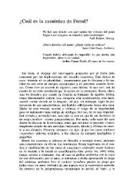 ¿Cuál es la casuística de Freud? / Roberto Harari | Biblioteca Virtual Miguel de Cervantes