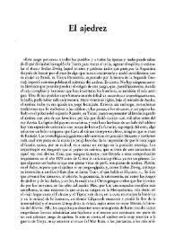 El ajedrez / Abelardo Castillo | Biblioteca Virtual Miguel de Cervantes