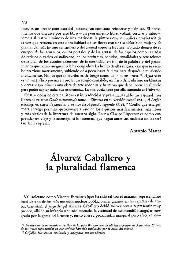 Álvarez Caballero y la pluralidad flamenca / F. Q. | Biblioteca Virtual Miguel de Cervantes