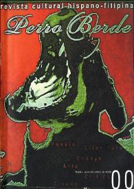 Perro Berde : Revista Cultural Hispano-Filipina. Núm. 0, junio-diciembre de 2009 | Biblioteca Virtual Miguel de Cervantes
