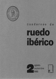 Portada:Cuadernos de Ruedo Ibérico. Núm. 2, agosto-septiembre 1965