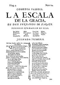 La escala de la gracia [1671] / de don Fernando de Zarate | Biblioteca Virtual Miguel de Cervantes