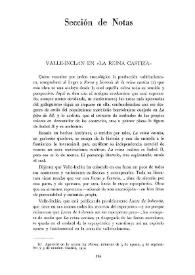 Portada:Valle-Inclán en \"La reina castiza\" (I) / Luis Sáinz de Medrano Arce