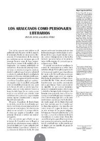 Más información sobre Los araucanos como personajes literarios / Miguel Ángel Auladell Pérez