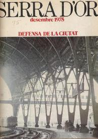 Portada:Serra d'Or. Any XVII, núm. 195, desembre 1975