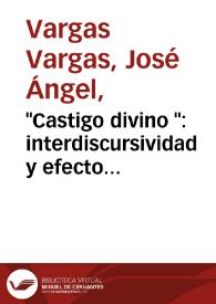 Portada:\"Castigo divino \": interdiscursividad y efecto paródico / José Ángel Vargas Vargas