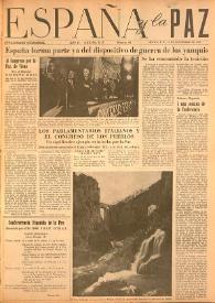 Portada:España y la paz. Año II, núm. 24, 15 de noviembre de 1952