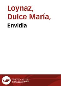 Envidia / Dulce María Loynaz | Biblioteca Virtual Miguel de Cervantes