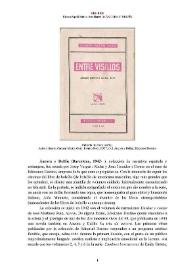 Áncora y Delfín (Barcelona, 1942-) [Semblanza] / Blanca Ripoll Sintes | Biblioteca Virtual Miguel de Cervantes