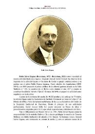 Pablo Salvat Espasa (Barcelona, 1872 - Barcelona, 1923) [Semblanza] / Philippe Castellano | Biblioteca Virtual Miguel de Cervantes