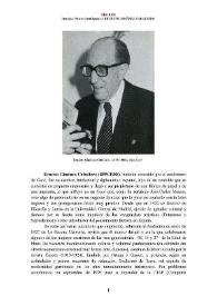 Portada:Ernesto Giménez Caballero (1899-1988) [Semblanza] / Francisco Fuster García