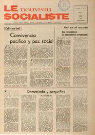 Portada:Le Nouveau Socialiste. 2e Année, numéro 29, jeudi 17 mai 1973