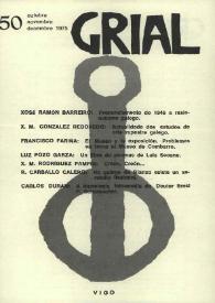 Portada:Grial : revista galega de cultura. Núm. 50, 1975