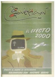 Portada:Generación XXI : revista universitaria de difusión gratuita. Núm. 22, noviembre 1998