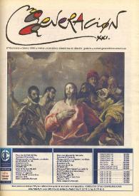 Portada:Generación XXI : revista universitaria de difusión gratuita. 2.ª Quincena de marzo 1999