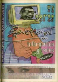Portada:Generación XXI : revista universitaria de difusión gratuita. 14 de mayo 2001