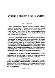 Portada:Noticias. Boletín de la Real Academia de la Historia, tomo 2 (enero 1883). Cuaderno I. Acuerdos y discusiones de la Academia