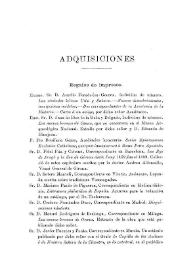 Portada:Noticias. Boletín de la Real Academia de la Historia, tomo 1 (1877). Cuaderno I. Adquisiciones