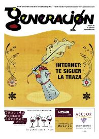 Portada:Generación XXI : revista universitaria de difusión gratuita. Núm. 85, 1.ª Quincena de noviembre 2005