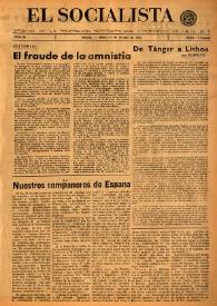 Portada:El Socialista (Argel). Núm. 38, 27 de octubre de 1945