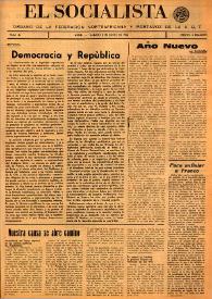 Portada:El Socialista (Argel). Núm. 46, 5 de enero de 1946