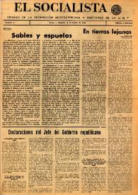 Portada:El Socialista (Argel). Núm. 47, 12 de enero de 1946