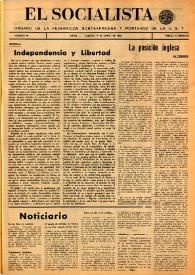 Portada:El Socialista (Argel). Núm. 48, 19 de enero de 1946