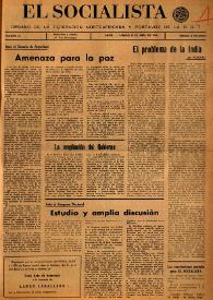 Portada:El Socialista (Argel). Núm. 61, 20 de abril de 1946