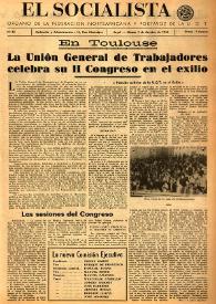 Portada:El Socialista (Argel). Núm. 82, 5 de octubre de 1946